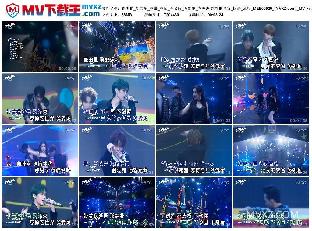 崔少鹏_胡文煊_林染_林陌_李希侃_苏勋伦_左林杰-跳舞的梵谷_国语_流行_MEE00526